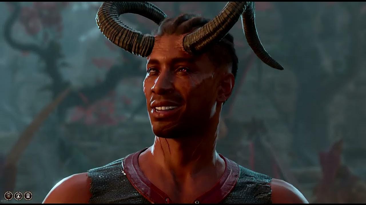 A picture of Wyll after his transformation